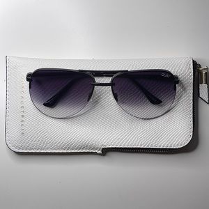Quay THE PLAYA Oversized Frameless Sunglasses